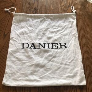 Danier White Drawstring Bag